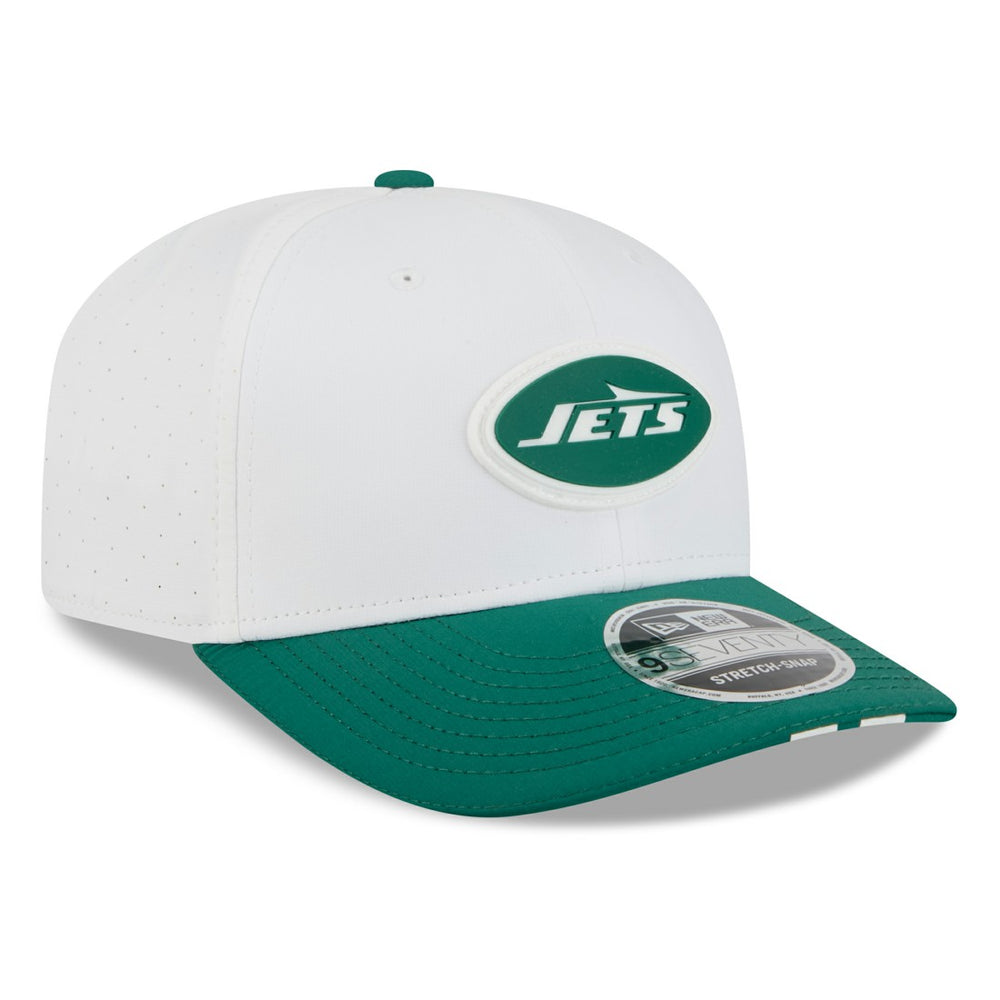 New York Jets New Era 2025 NFL Training Camp 9SEVENTY Adjustable Hat - White/Green Hats