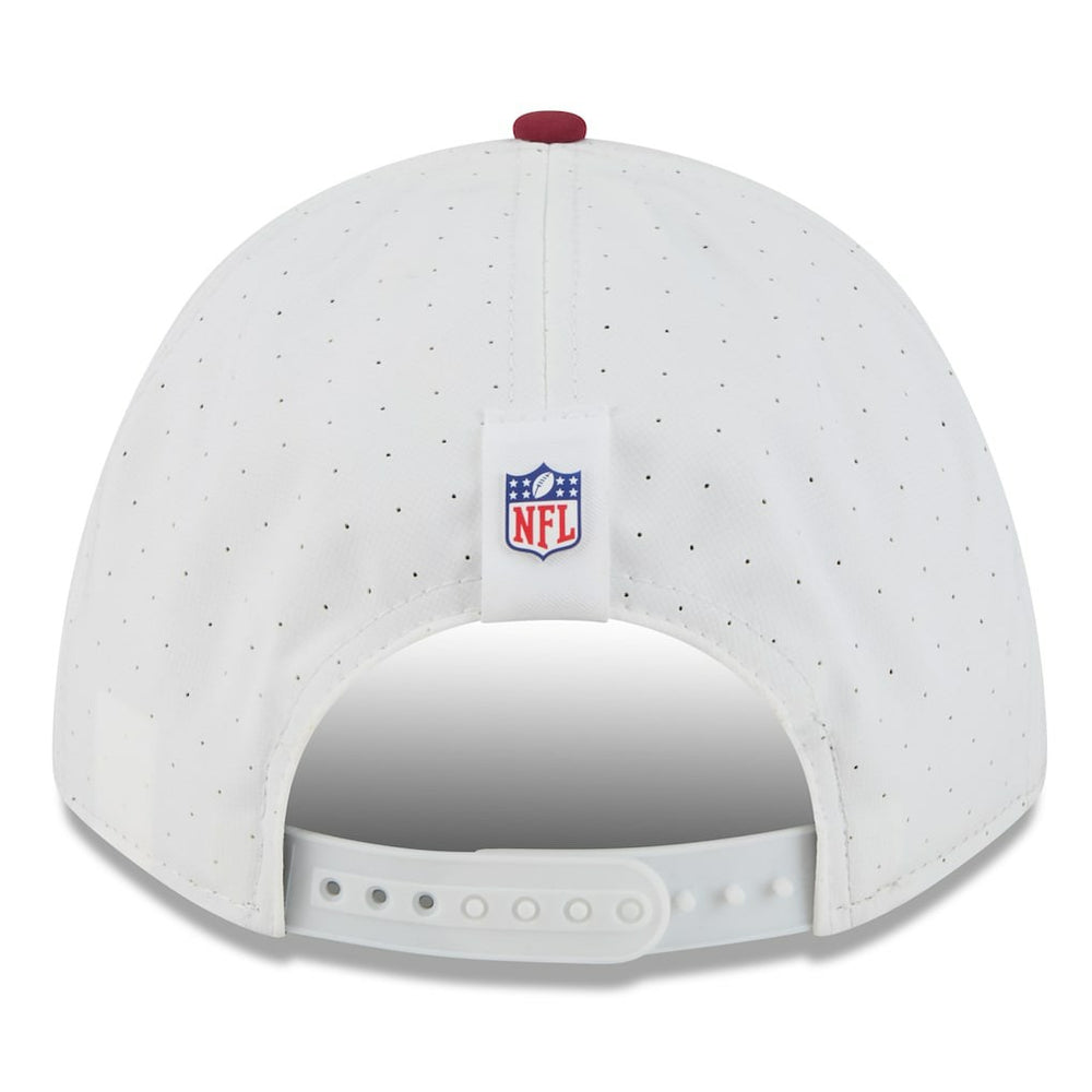 Washington Commanders New Era 2025 NFL Training Camp A-Frame 9FORTY Adjustable Hat - White/Burgundy Hats