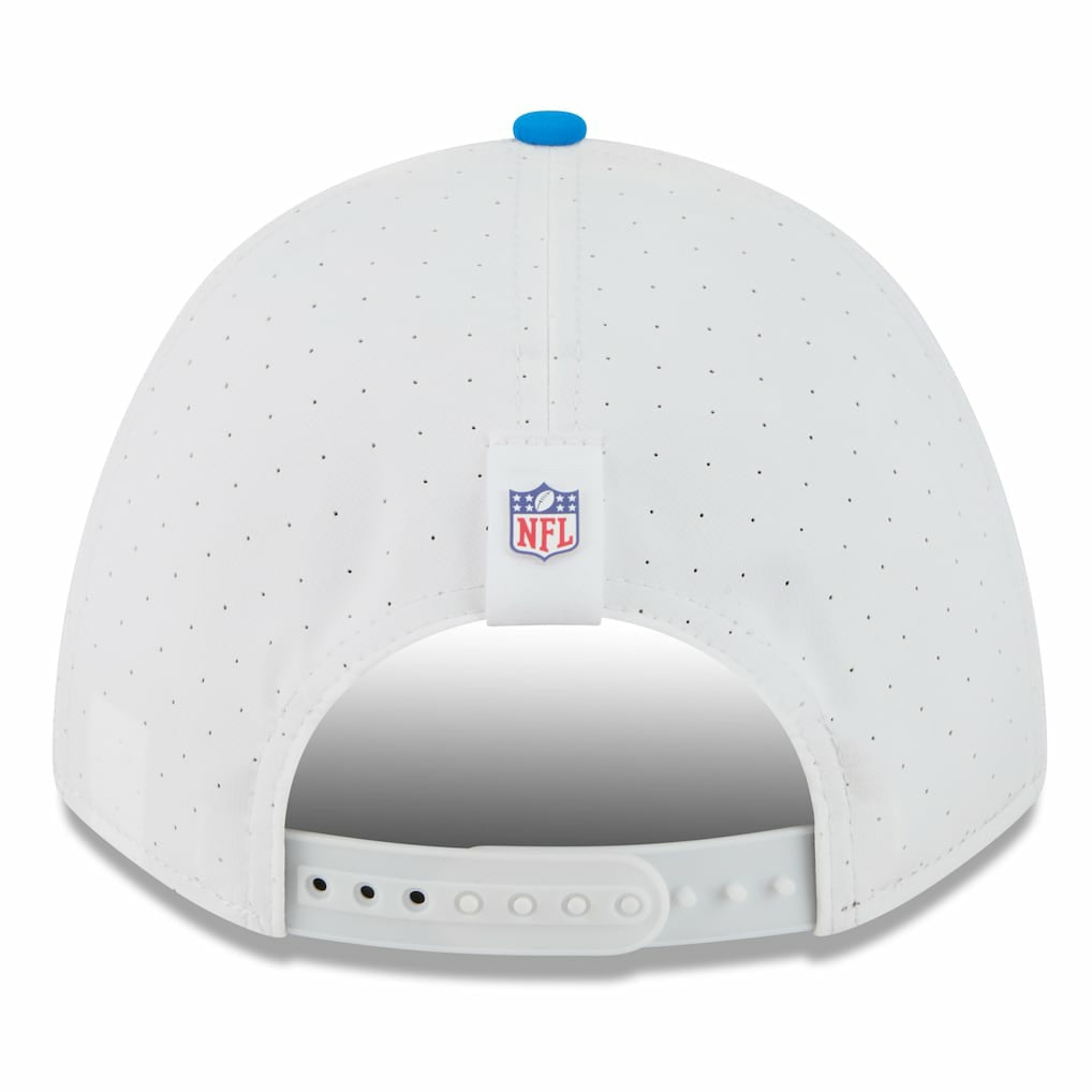 Detroit Lions New Era 2025 NFL Training Camp A-Frame 9FORTY Adjustable Hat - White/Blue Hats