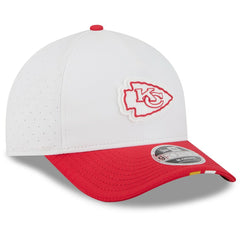 Kansas City Chiefs New Era 2025 NFL Training Camp A-Frame 9FORTY Adjustable Hat - White/Red Hats