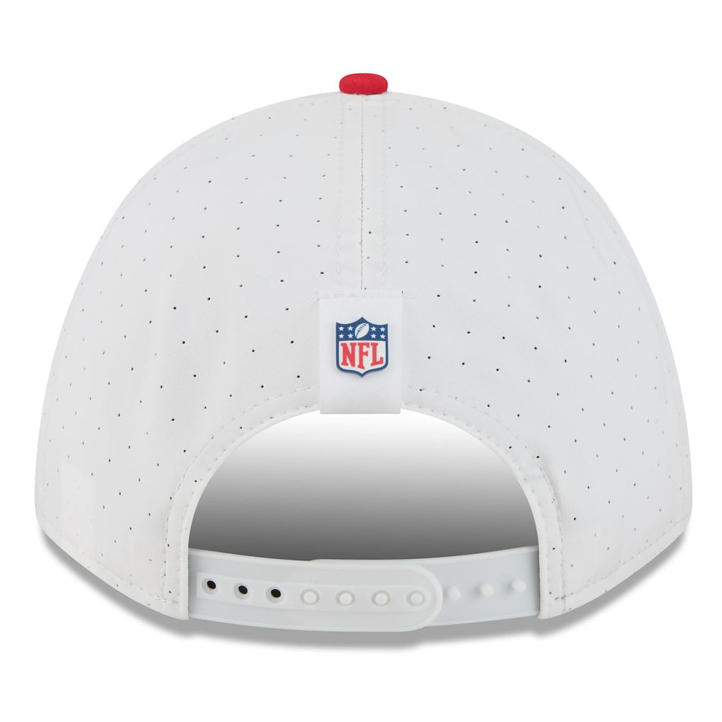 Kansas City Chiefs New Era 2025 NFL Training Camp A-Frame 9FORTY Adjustable Hat - White/Red Hats