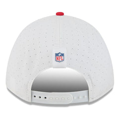 Kansas City Chiefs New Era 2025 NFL Training Camp A-Frame 9FORTY Adjustable Hat - White/Red Hats