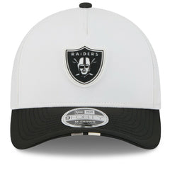 Las Vegas Raiders New Era 2025 NFL Training Camp A-Frame 9FORTY Adjustable Hat - White/Black Hats