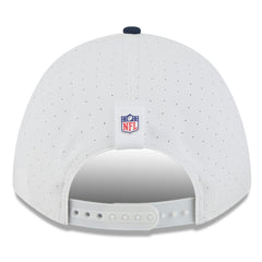 Tennessee Titans New Era 2025 NFL Training Camp A-Frame 9FORTY Adjustable Hat - White/Navy Hats