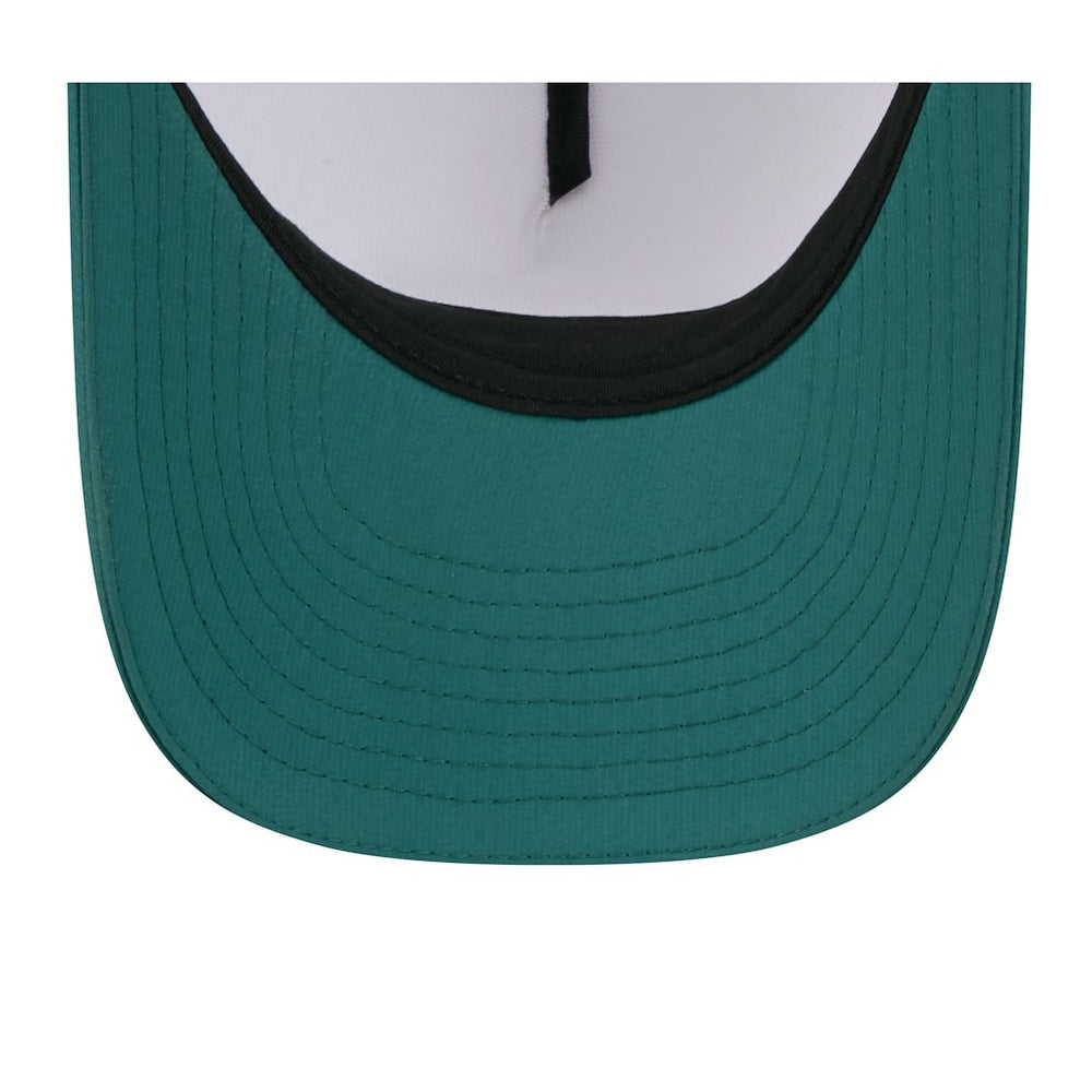 Philadelphia Eagles New Era 2025 NFL Training Camp A-Frame 9FORTY Adjustable Hat - White/Midnight Green Hats