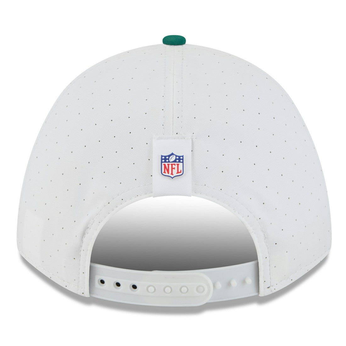 New York Jets New Era 2025 NFL Training Camp A-Frame 9FORTY Adjustable Hat - White/Green Hats