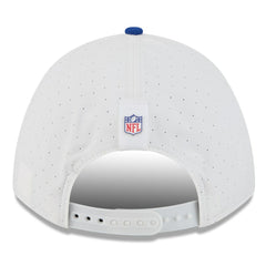 New York Giants New Era 2025 NFL Training Camp A-Frame 9FORTY Adjustable Hat - White/Royal Hats