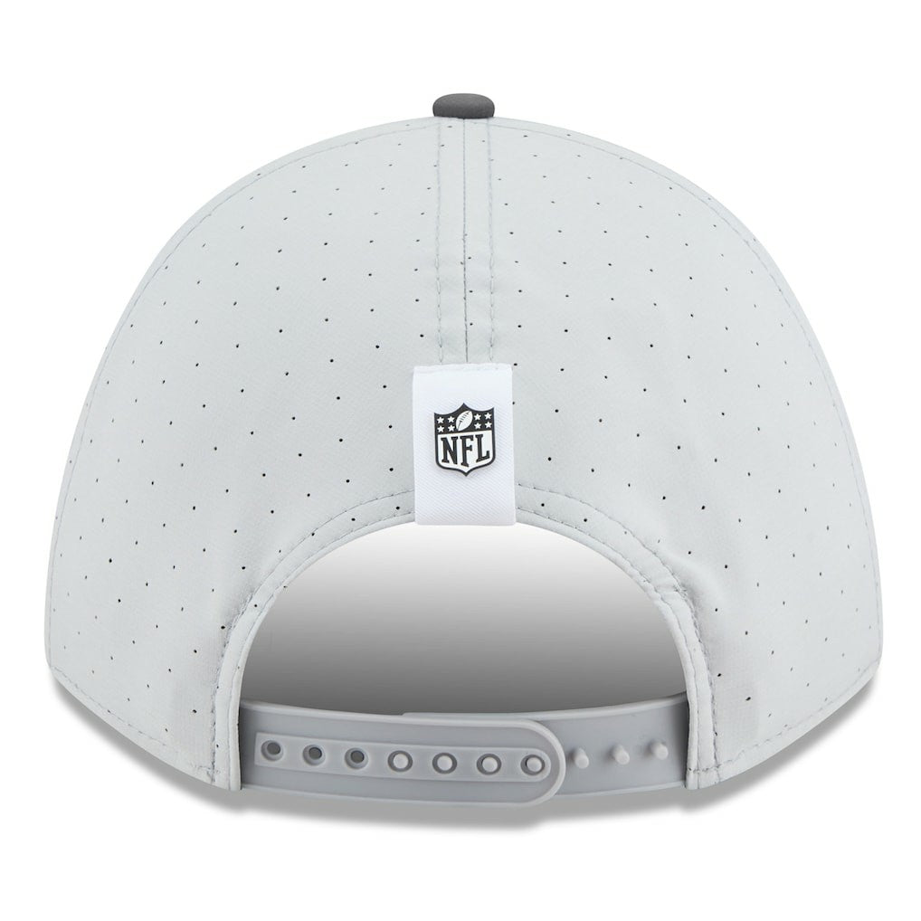 Jacksonville Jaguars New Era 2025 NFL Training Camp A-Frame 9FORTY Adjustable Hat - Gray/Graphite Hats