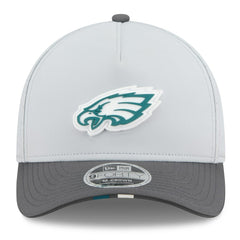Philadelphia Eagles New Era 2025 NFL Training Camp A-Frame 9FORTY Adjustable Hat - Gray/Graphite Hats