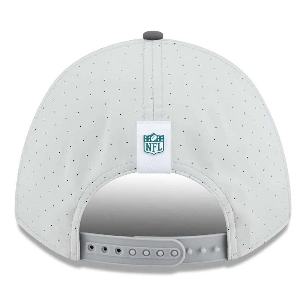 Philadelphia Eagles New Era 2025 NFL Training Camp A-Frame 9FORTY Adjustable Hat - Gray/Graphite Hats