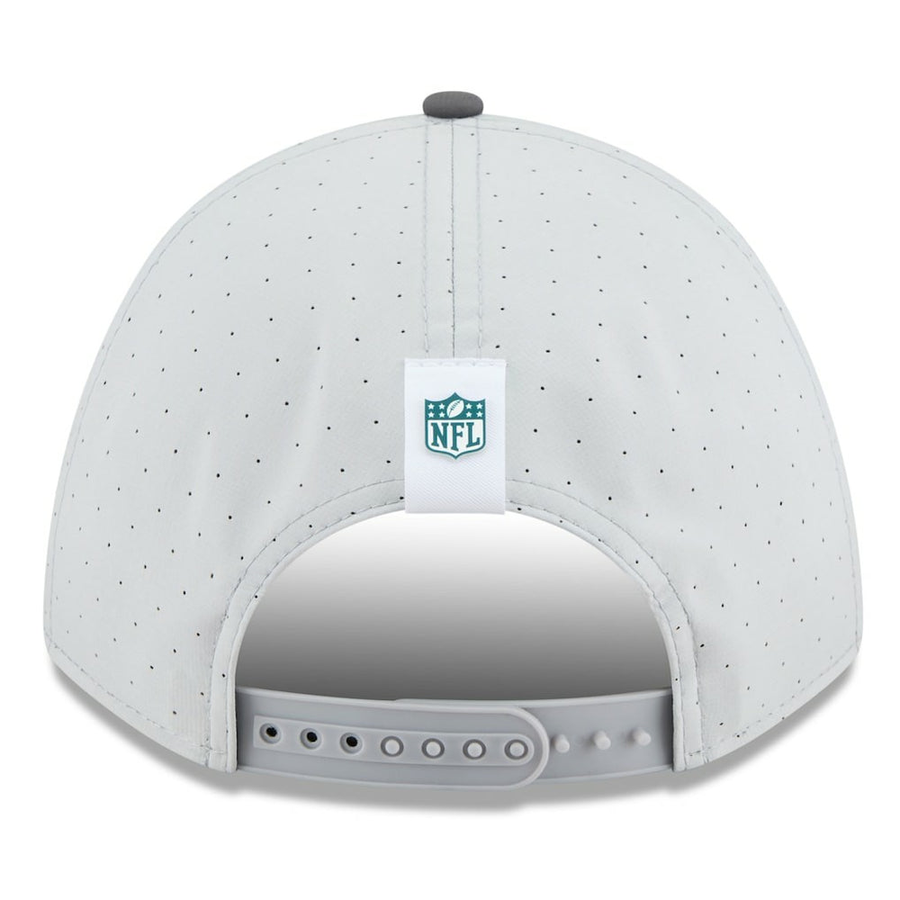 Philadelphia Eagles New Era 2025 NFL Training Camp A-Frame 9FORTY Adjustable Hat - Gray/Graphite Hats