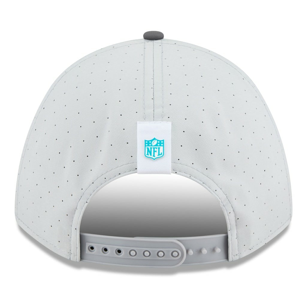 Miami Dolphins New Era 2025 NFL Training Camp A-Frame 9FORTY Adjustable Hat - Gray/Graphite Hats