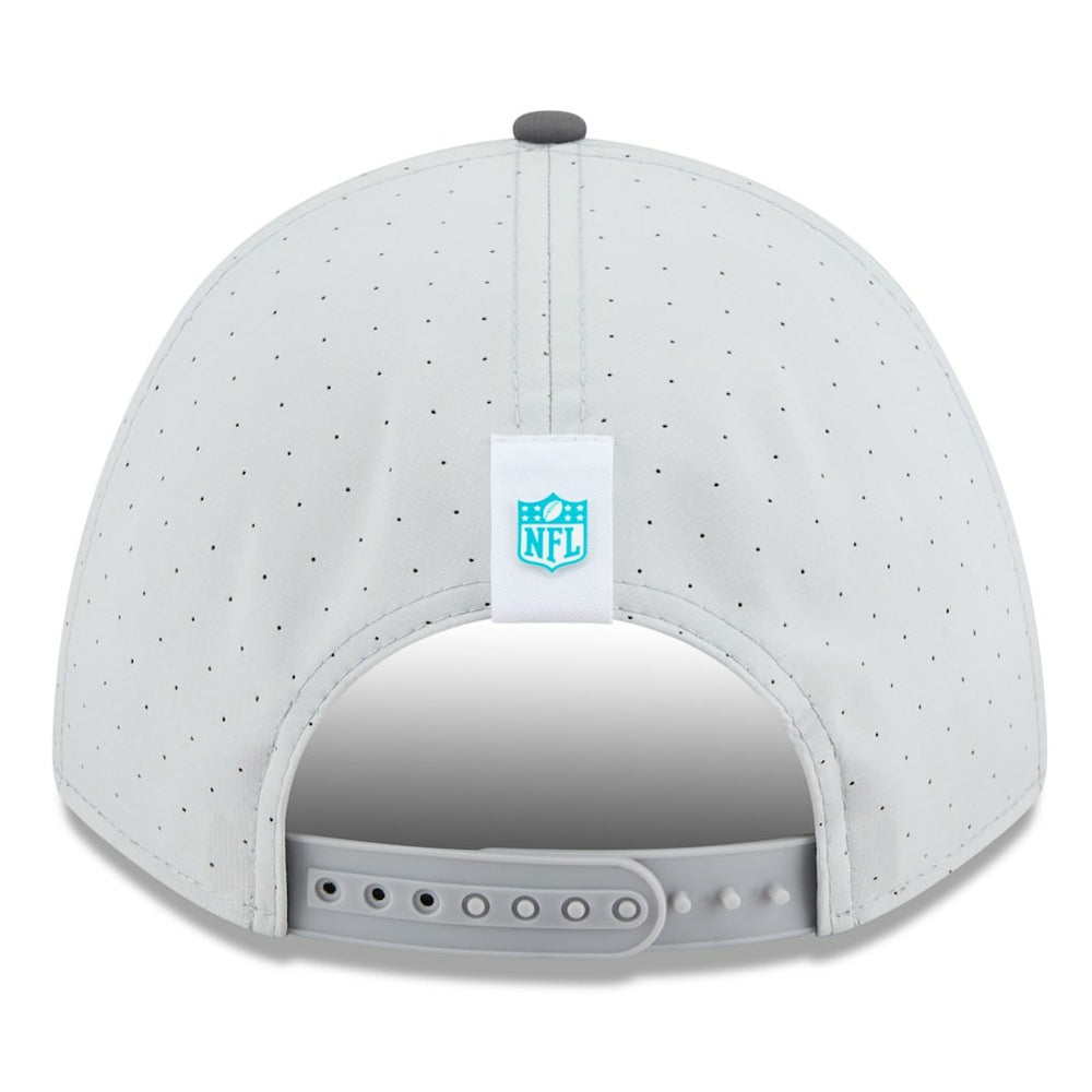 Miami Dolphins New Era 2025 NFL Training Camp A-Frame 9FORTY Adjustable Hat - Gray/Graphite Hats