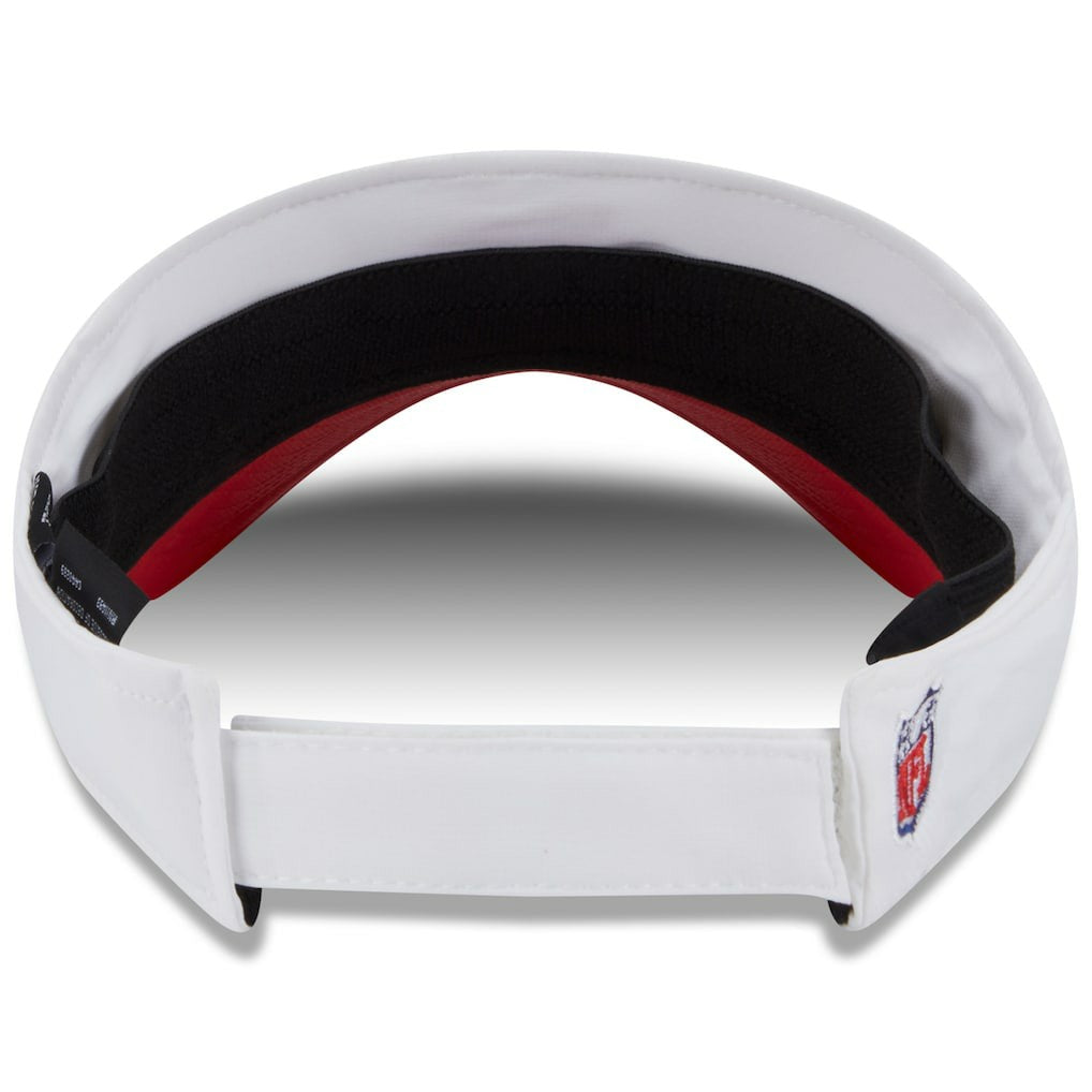 Kansas City Chiefs New Era 2025 NFL Training Camp Adjustable Visor - White/Red