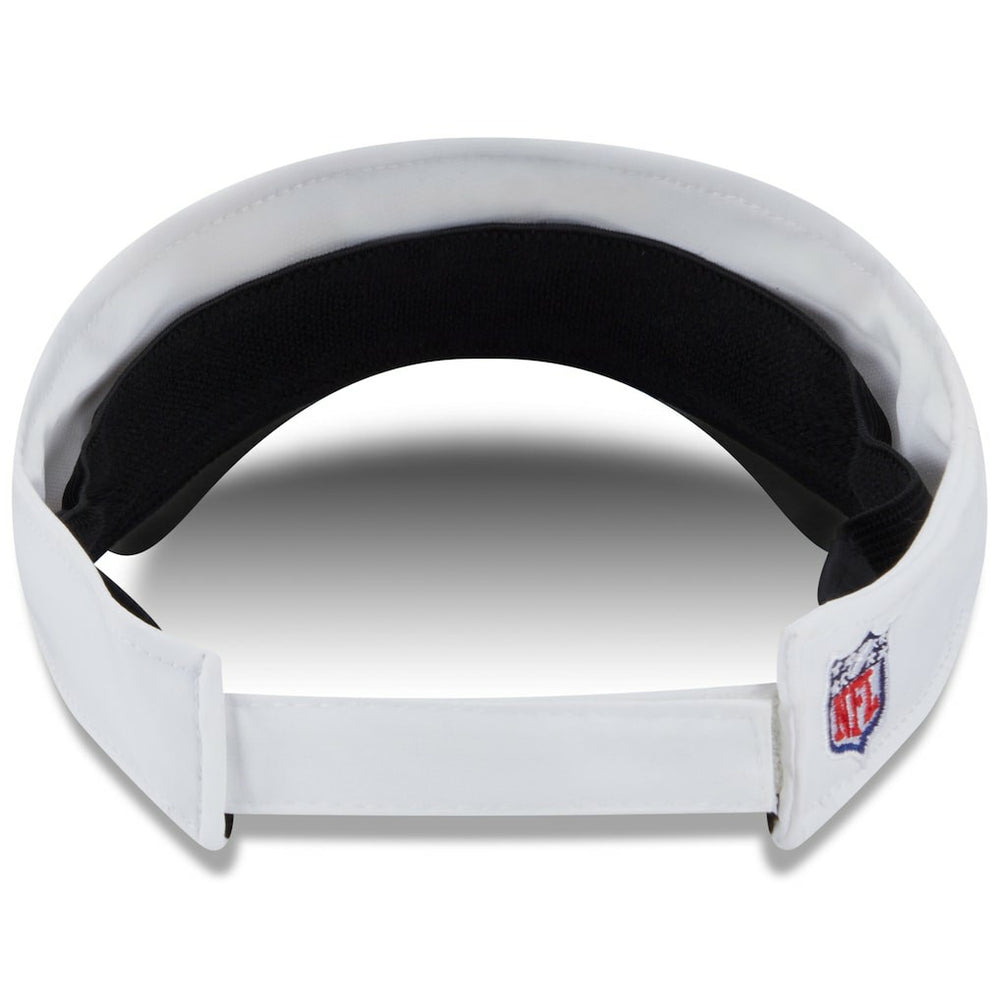 Las Vegas Raiders New Era 2025 NFL Training Camp Adjustable Visor - White/Black