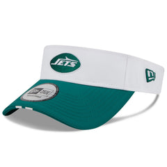 New York Jets New Era 2025 NFL Training Camp Adjustable Visor - White/Green