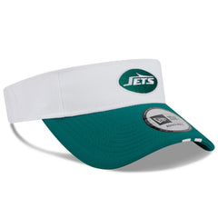 New York Jets New Era 2025 NFL Training Camp Adjustable Visor - White/Green