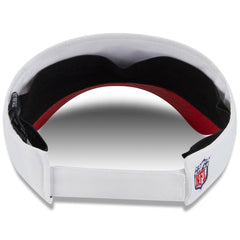 San Francisco 49ers New Era 2025 NFL Training Camp Adjustable Visor - White/Scarlet