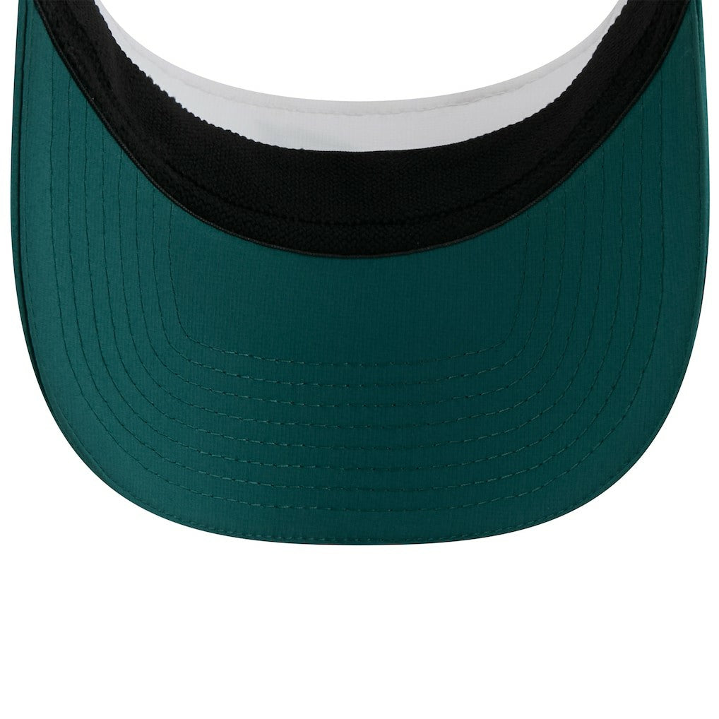 Philadelphia Eagles New Era 2025 NFL Training Camp Adjustable Visor - White/Midnight Green