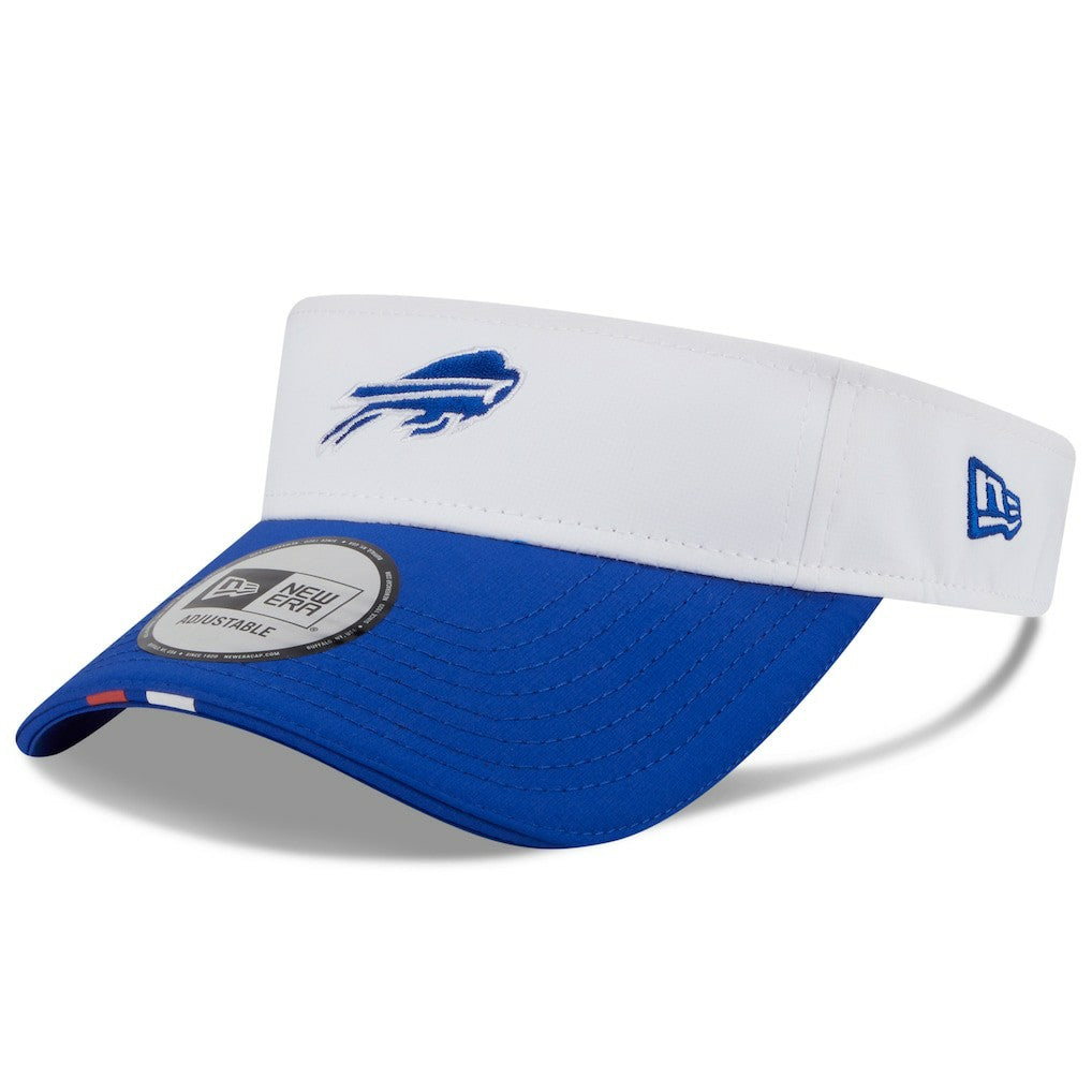 Buffalo Bills New Era 2025 NFL Training Camp Adjustable Visor - White/Royal