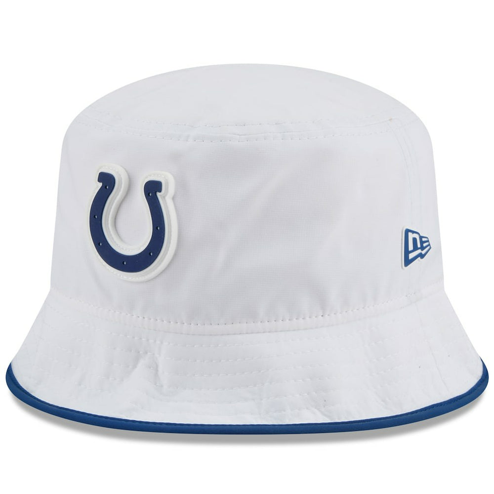 Indianapolis Colts New Era 2025 NFL Training Camp Stretch Bucket Hat - White Hats
