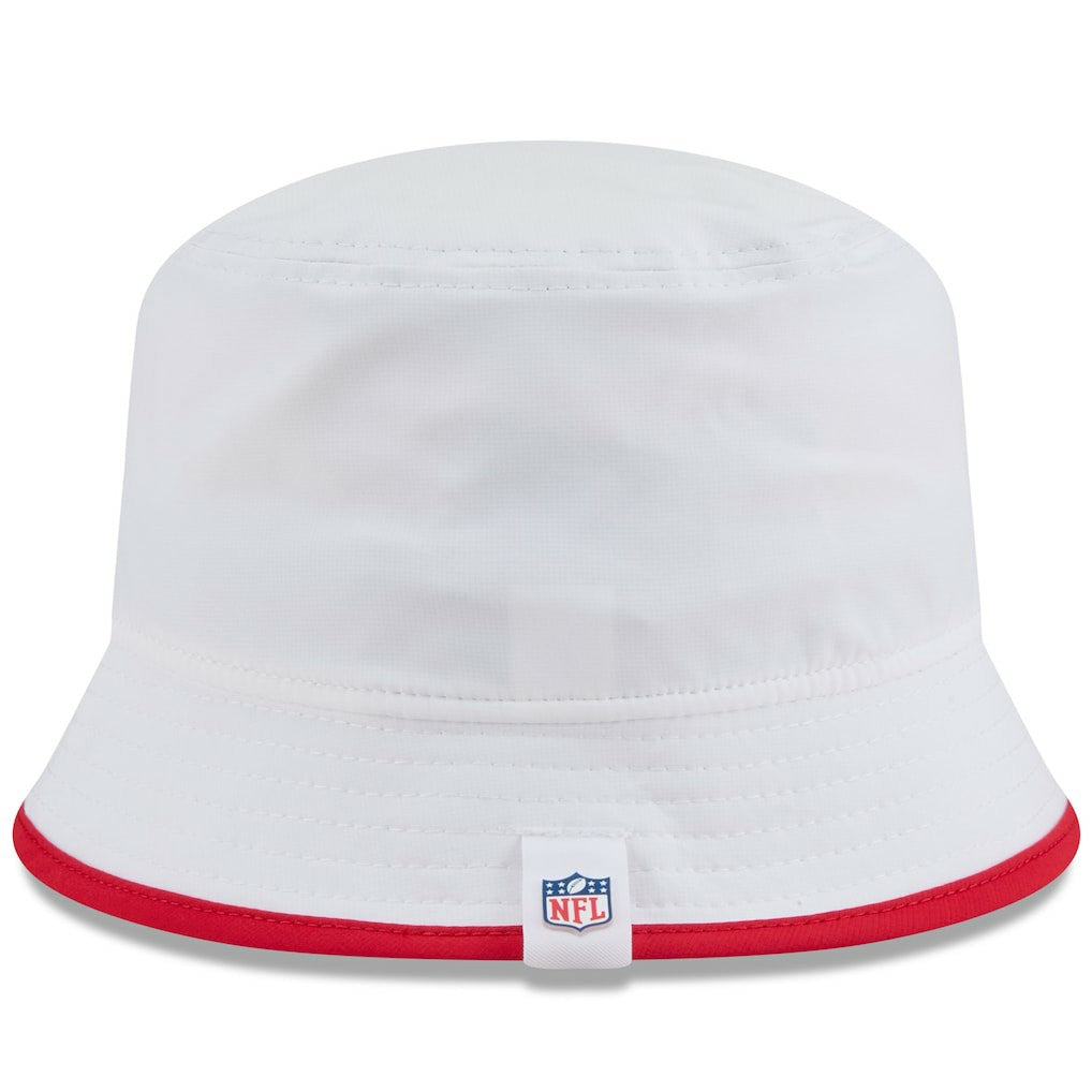 Kansas City Chiefs New Era 2025 NFL Training Camp Stretch Bucket Hat - White Hats