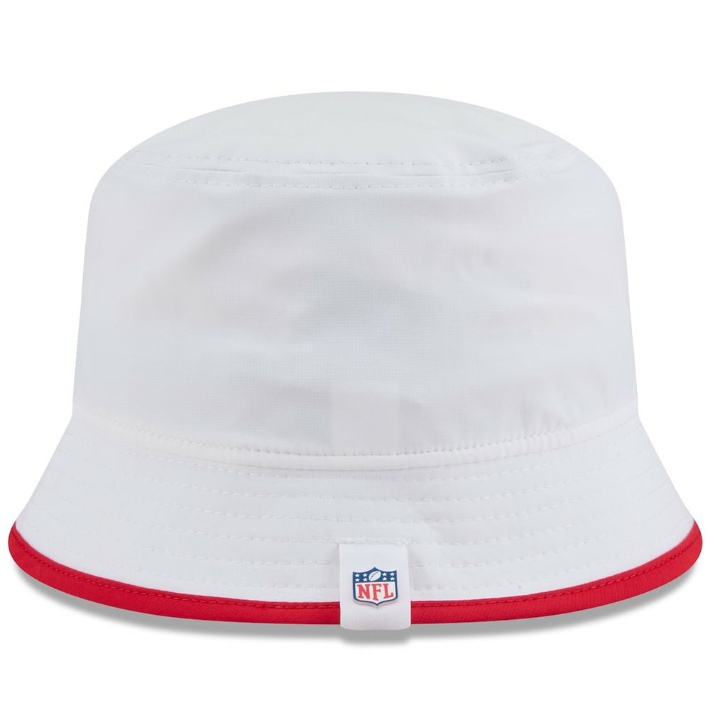Kansas City Chiefs New Era 2025 NFL Training Camp Stretch Bucket Hat - White Hats