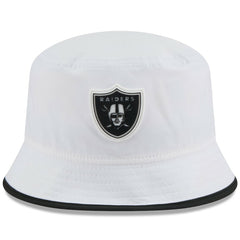 Las Vegas Raiders New Era 2025 NFL Training Camp Stretch Bucket Hat - White Hats