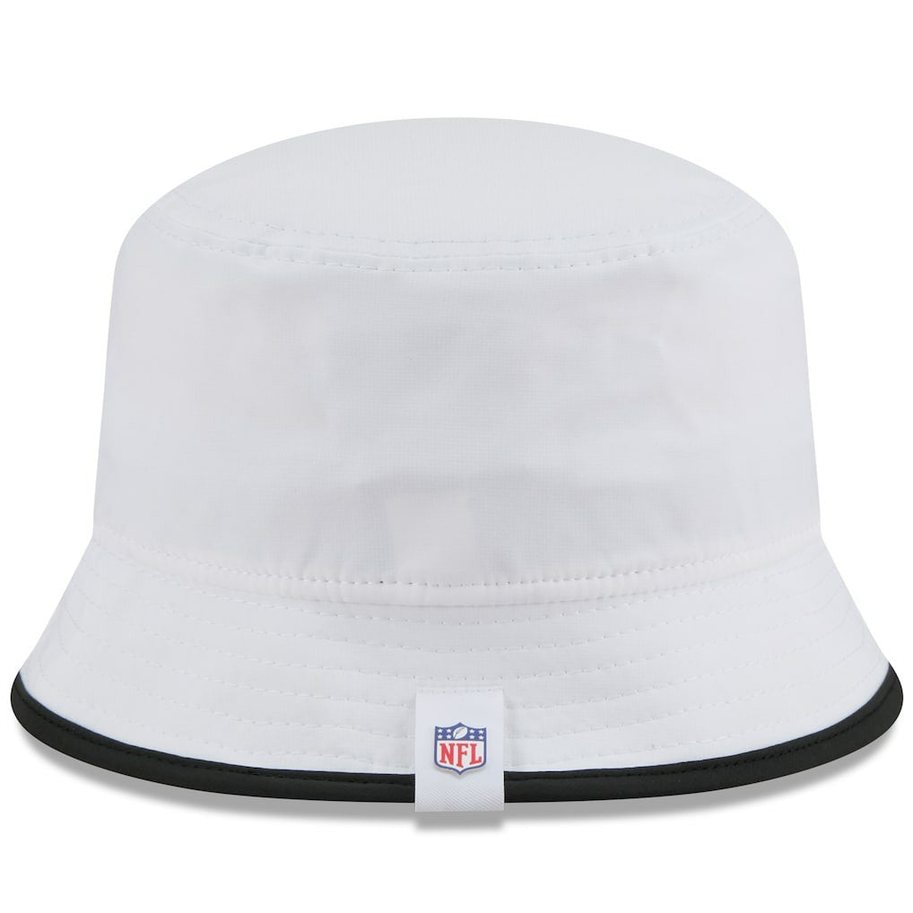 Las Vegas Raiders New Era 2025 NFL Training Camp Stretch Bucket Hat - White Hats