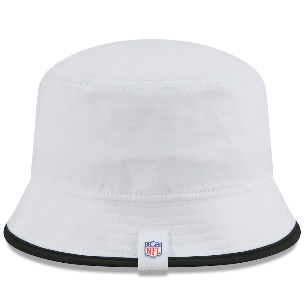 Las Vegas Raiders New Era 2025 NFL Training Camp Stretch Bucket Hat - White Hats