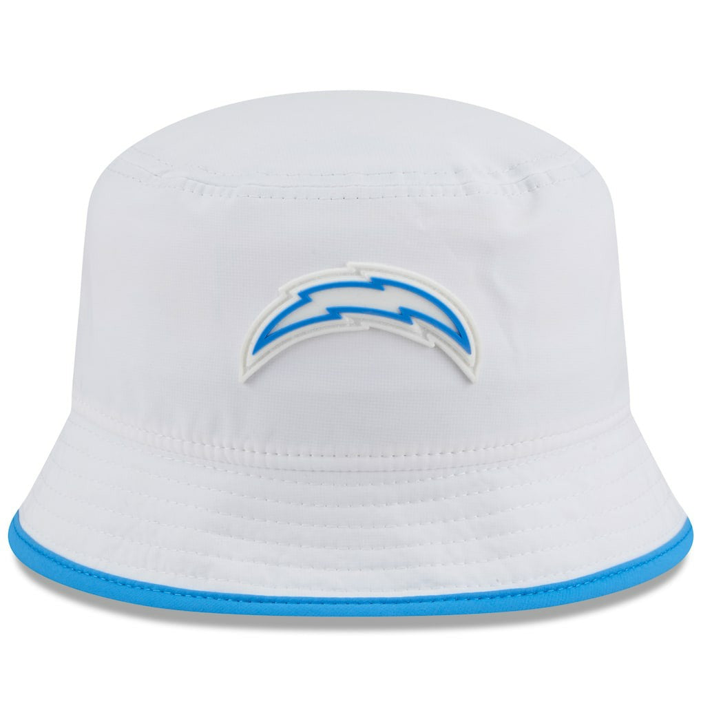 Los Angeles Chargers New Era 2025 NFL Training Camp Stretch Bucket Hat - White Hats