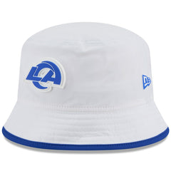 Los Angeles Rams New Era 2025 NFL Training Camp Stretch Bucket Hat - White Hats