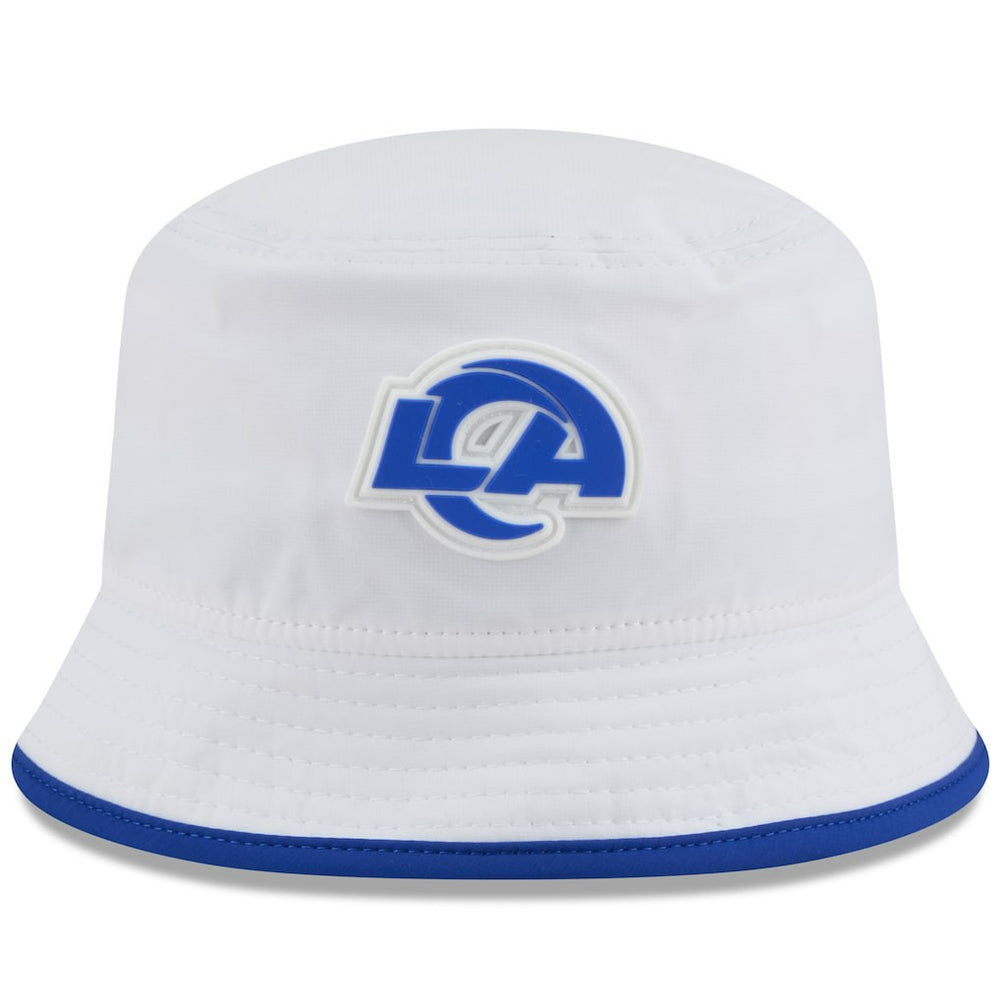 Los Angeles Rams New Era 2025 NFL Training Camp Stretch Bucket Hat - White Hats