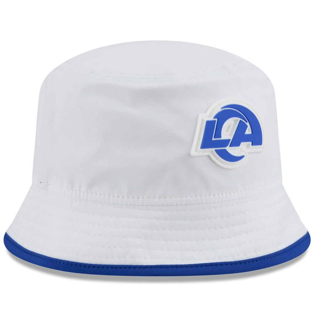 Los Angeles Rams New Era 2025 NFL Training Camp Stretch Bucket Hat - White Hats