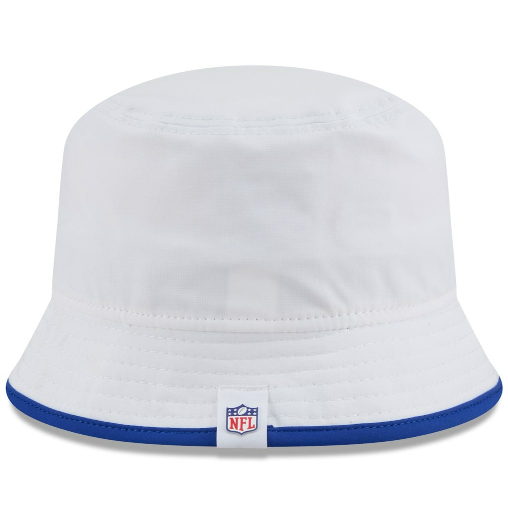 Los Angeles Rams New Era 2025 NFL Training Camp Stretch Bucket Hat - White Hats