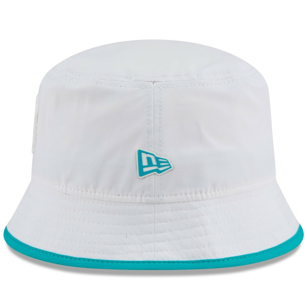 Miami Dolphins New Era 2025 NFL Training Camp Stretch Bucket Hat - White Hats