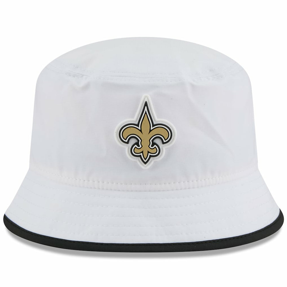 New Orleans Saints New Era 2025 NFL Training Camp Stretch Bucket Hat - White Hats