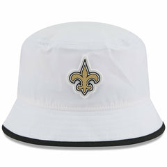 New Orleans Saints New Era 2025 NFL Training Camp Stretch Bucket Hat - White Hats