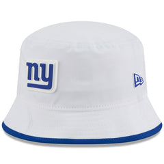 New York Giants New Era 2025 NFL Training Camp Stretch Bucket Hat - White Hats