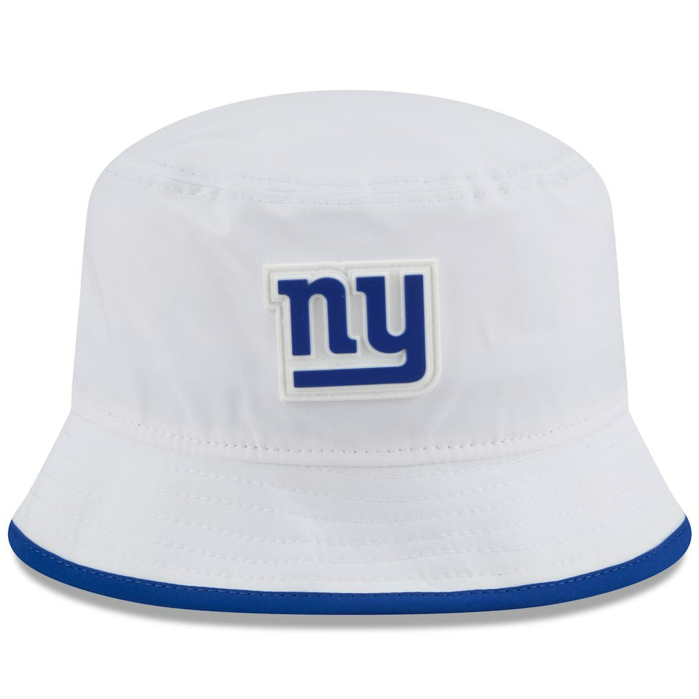 New York Giants New Era 2025 NFL Training Camp Stretch Bucket Hat - White Hats