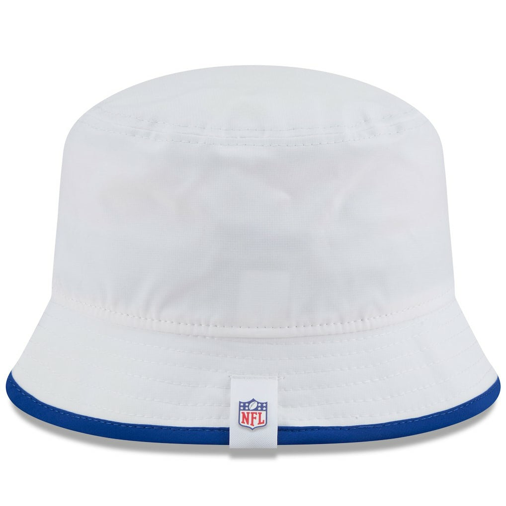 New York Giants New Era 2025 NFL Training Camp Stretch Bucket Hat - White Hats