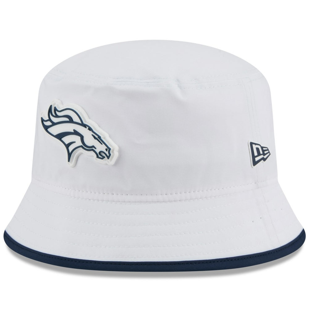 Denver Broncos New Era 2025 NFL Training Camp Stretch Bucket Hat - White Hats