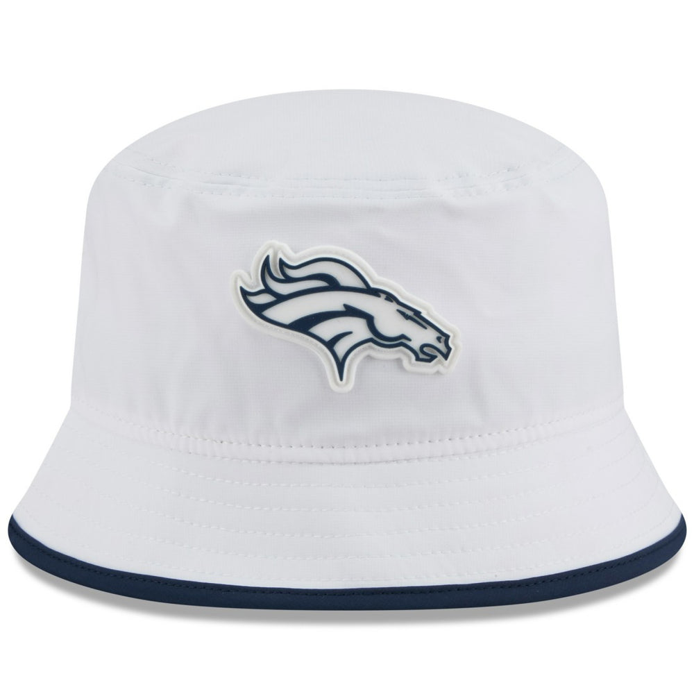 Denver Broncos New Era 2025 NFL Training Camp Stretch Bucket Hat - White Hats