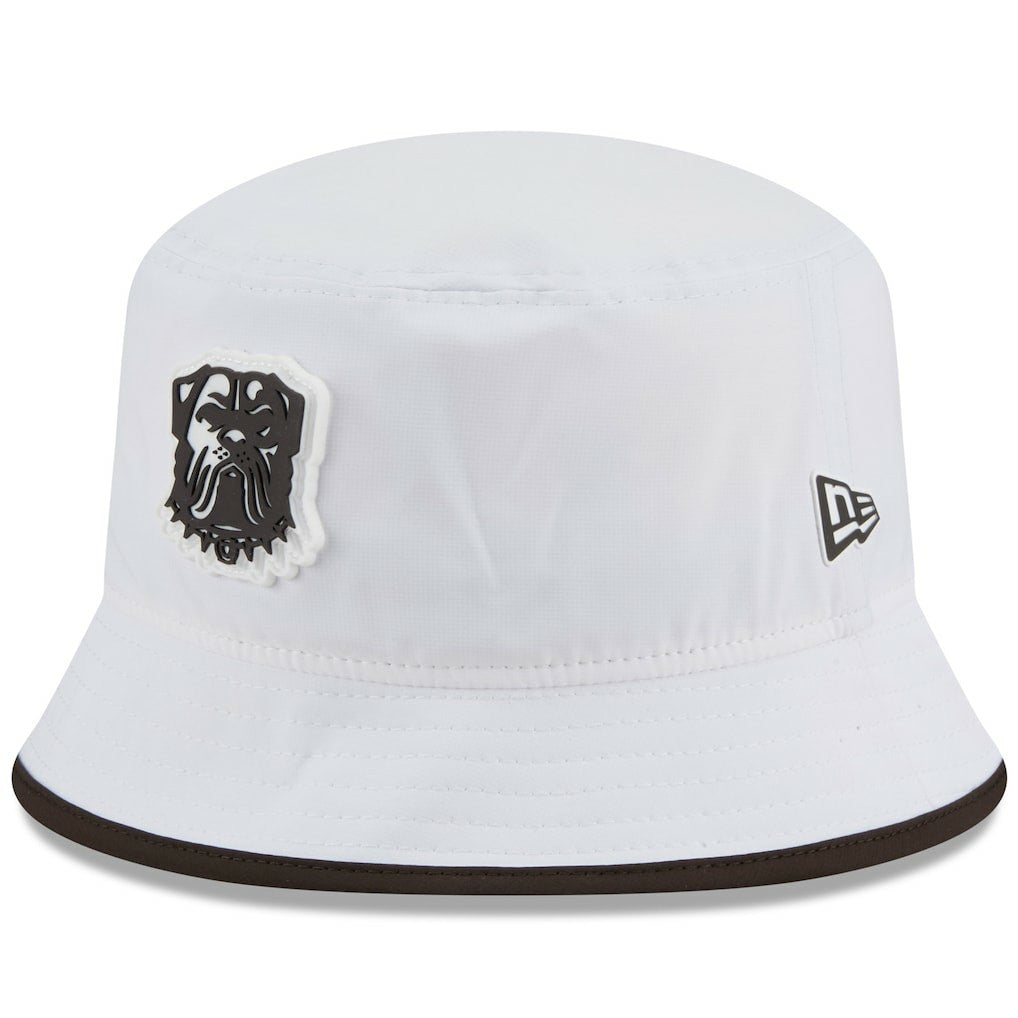 Cleveland Browns New Era 2025 NFL Training Camp Stretch Bucket Hat - White Hats