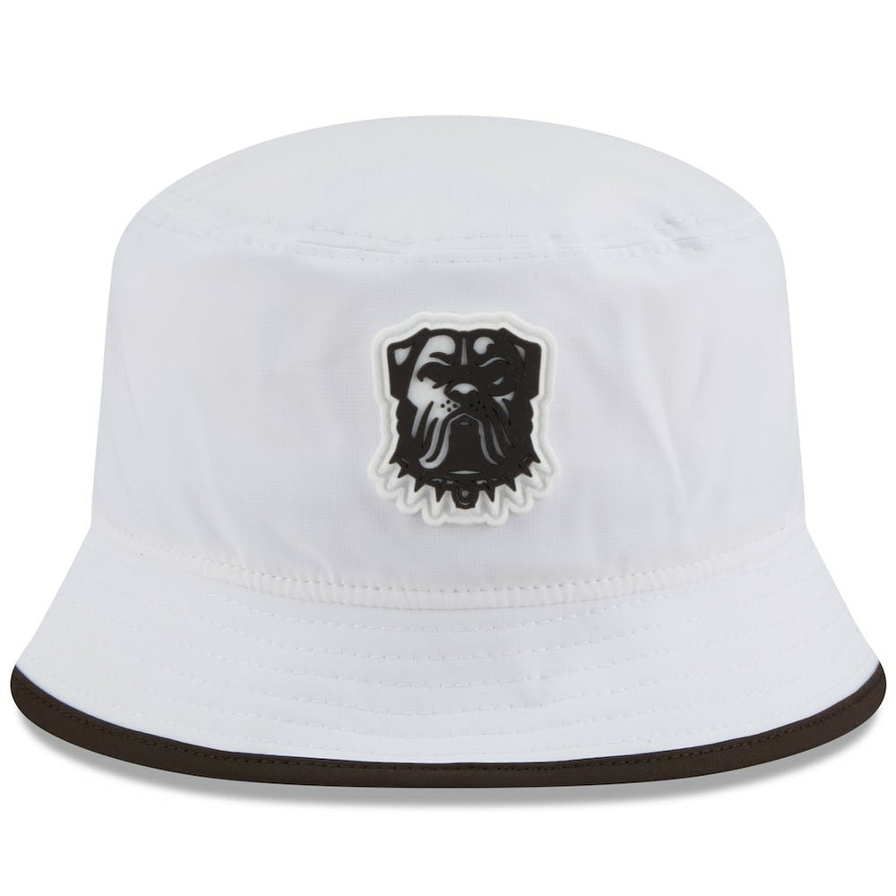 Cleveland Browns New Era 2025 NFL Training Camp Stretch Bucket Hat - White Hats