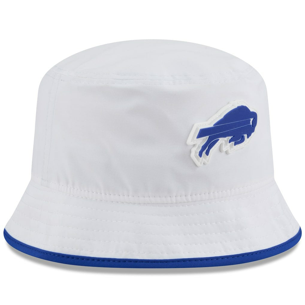 Buffalo Bills New Era 2025 NFL Training Camp Stretch Bucket Hat - White Hats