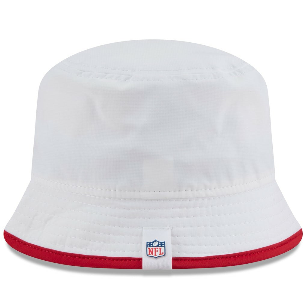 San Francisco 49ers New Era 2025 NFL Training Camp Stretch Bucket Hat - White Hats