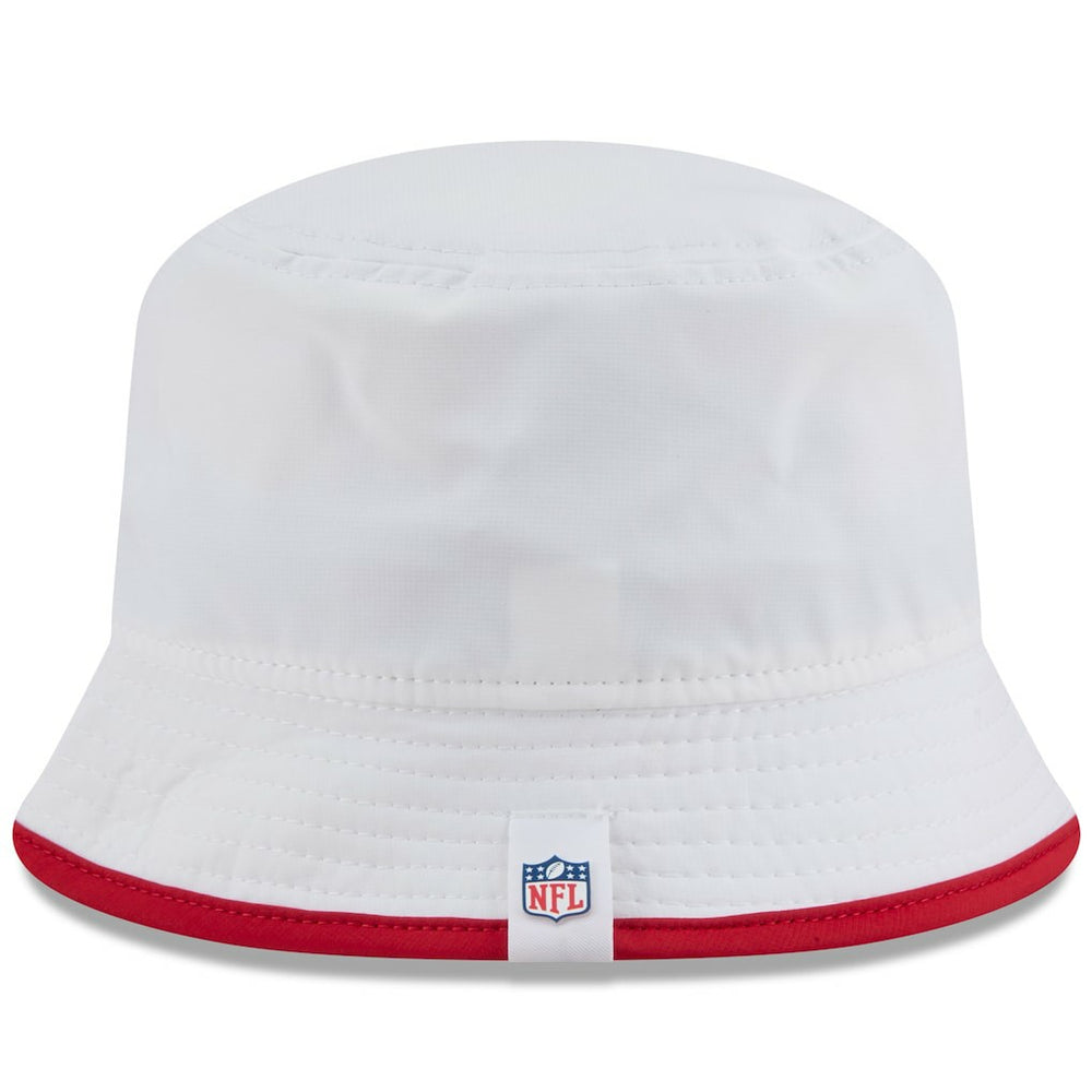 San Francisco 49ers New Era 2025 NFL Training Camp Stretch Bucket Hat - White Hats