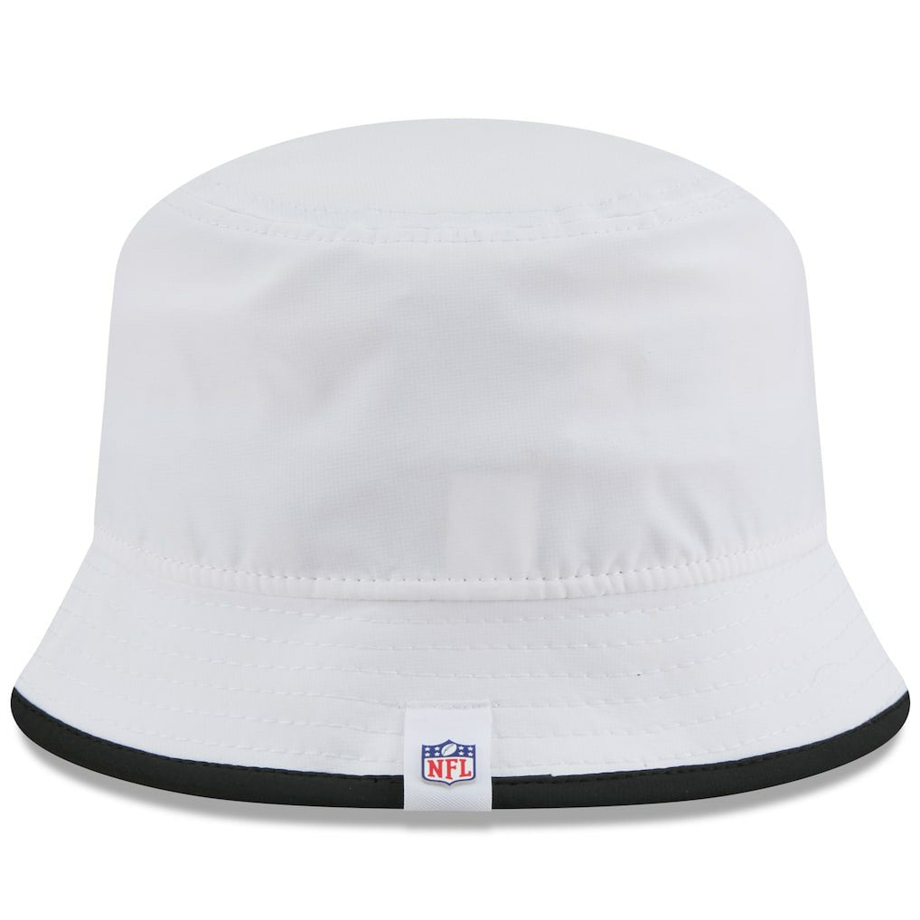 Pittsburgh Steelers New Era 2025 NFL Training Camp Stretch Bucket Hat - White Hats