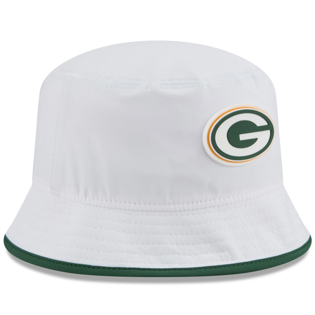 Green Bay Packers New Era 2025 NFL Training Camp Stretch Bucket Hat - White Hats